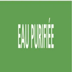 Panneau EAU PURIFIEE 222X37 MARQUAGE T Taliaplast 731188