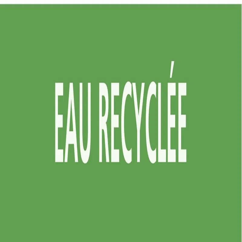 Panneau EAU RECYCLEE 156X26 MARQUAGE T Taliaplast 732189