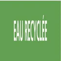 Panneau EAU RECYCLÉE 222x37mm (20 ADHE Taliaplast 731189
