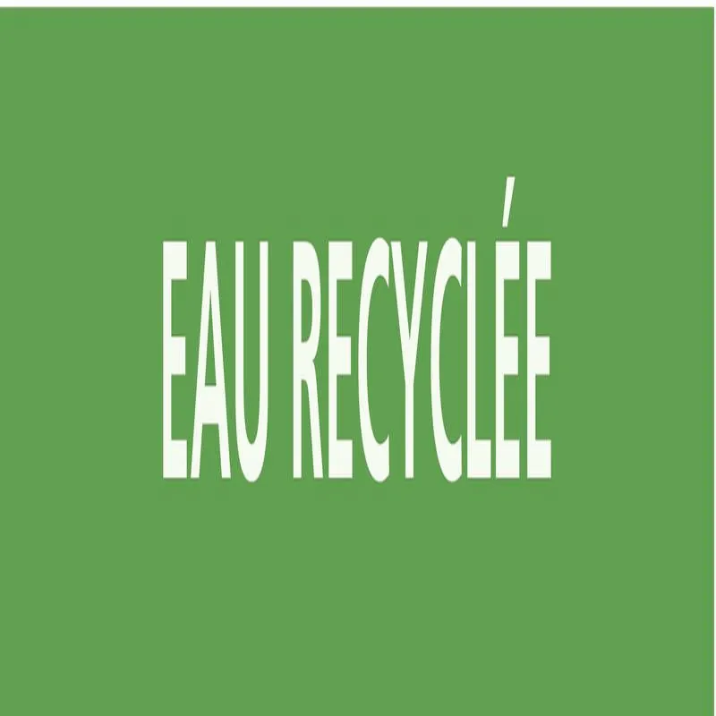 Panneau EAU RECYCLÉE 222x37mm (20 ADHE Taliaplast 731189