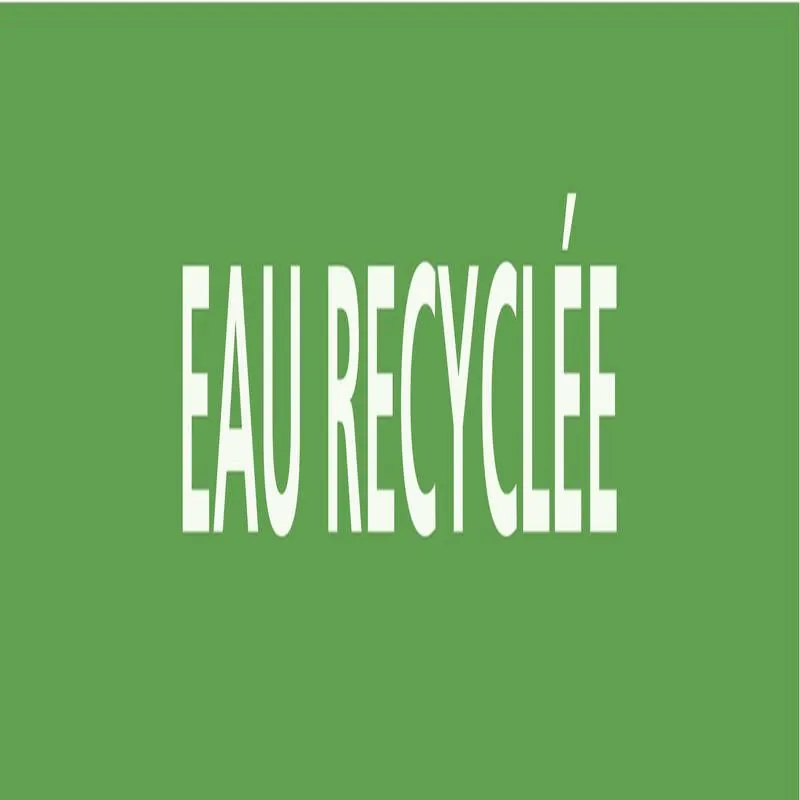 Panneau EAU RECYCLÉE 312x52mm (10 ADHE Taliaplast 730189