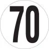 Panneau VITESSE LIMITEE A 70 KM/H MAGN Taliaplast 628213