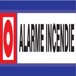Panneau ALARME INCENDIE D-SIGN 180X45 Taliaplast 630101