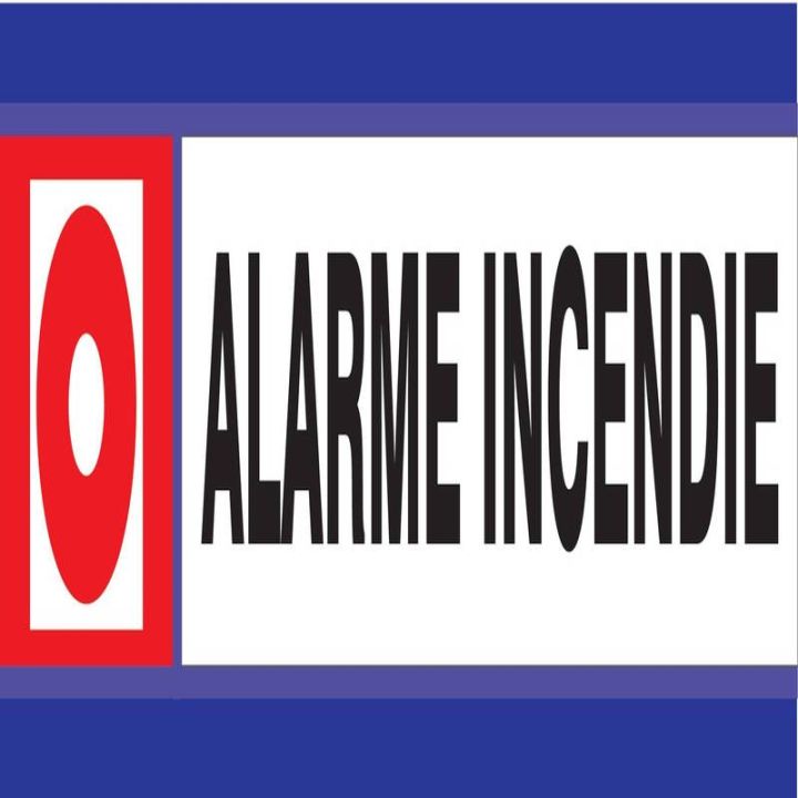 Panneau ALARME INCENDIE D-SIGN 180X45 Taliaplast 630101