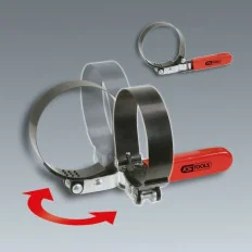 Clé orientable pour filtre à huile - Ø 73-85 mm KSTOOLS 150.9378 | 150.9378