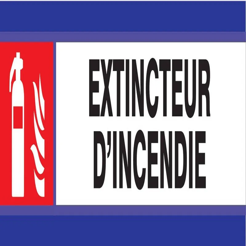 Panneau EXTINCTEUR D-SIGN 180X45 Taliaplast 630102