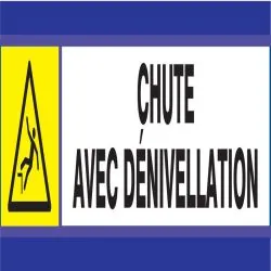 Panneau DANGER RISQUE DE CHUTE D-SIGN Taliaplast 630304
