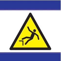 Panneau DANGER RISQUE DE CHUTE D-SIGN Taliaplast 637304