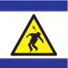 Panneau DANGER HAUTE TENSION D-SIGN 10 Taliaplast 637306