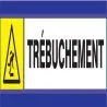 Panneau DANGER RISQUE DE TREBUCHEMENT Taliaplast 630307
