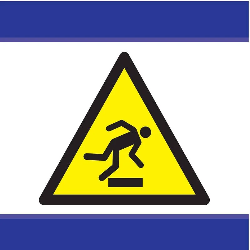 Panneau DANGER RISQUE DE TREBUCHEMENT Taliaplast 637307