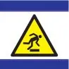 Panneau DANGER RISQUE DE TREBUCHEMENT Taliaplast 637307