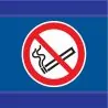 Panneau DEFENSE DE FUMER D-SIGN 100X10 Taliaplast 637201