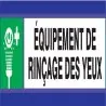Panneau EQUIPEMENT DE RINCAGE DES YEUX Taliaplast 630404