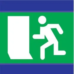 Panneau SORTIE DE SECOURS D-SIGN 100X1 Taliaplast 637408