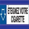 Panneau ETEIGNEZ VOTRE CIGARETTE D-SIG Taliaplast 630504