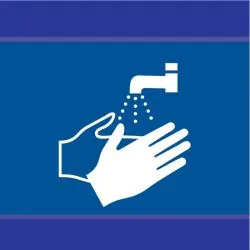 Panneau LAVAGE DES MAINS OBLIGATOIRE D Taliaplast 637501