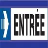 Panneau ENTREE FLECHE A DROITE D-SIGN Taliaplast 630608