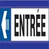 Panneau ENTREE FLECHE A GAUCHE D-SIGN Taliaplast 630609