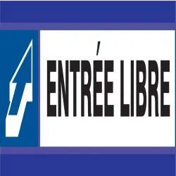 Panneau ENTREE LIBRE D-SIGN 180X45 Taliaplast 630610