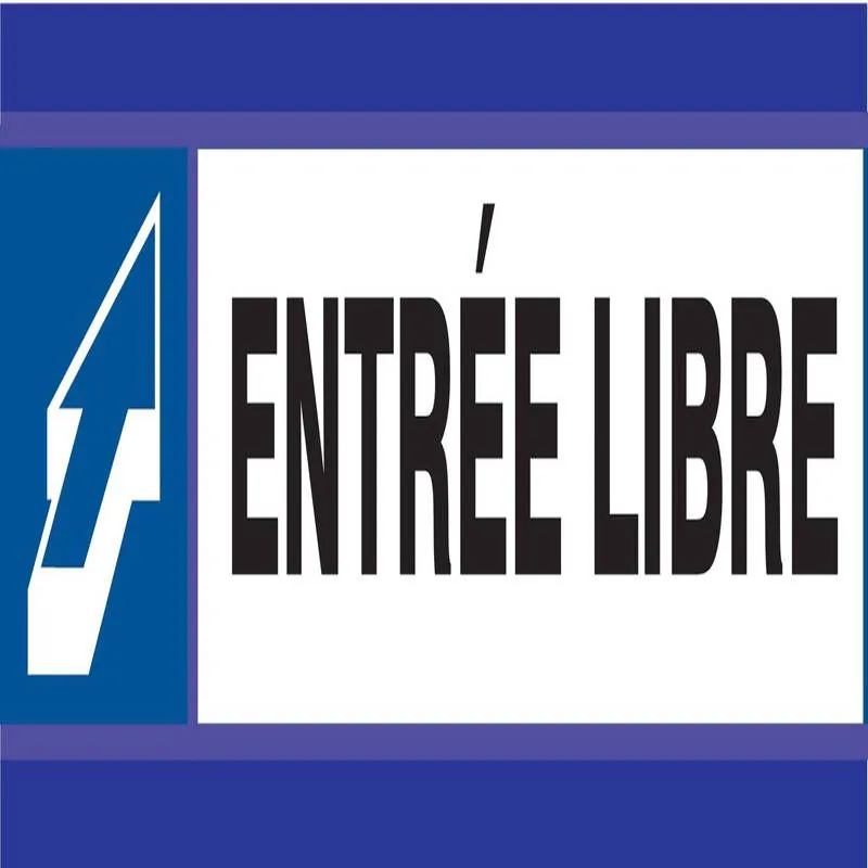 Panneau ENTREE LIBRE D-SIGN 180X45 Taliaplast 630610
