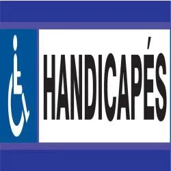 Panneau HANDICAPES D-SIGN 180X45 Taliaplast 630614
