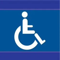 Panneau HANDICAPES D-SIGN 100x100 Taliaplast 637614