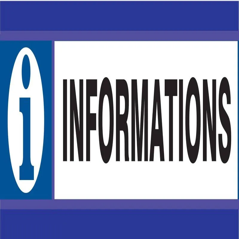 Panneau INFORMATIONS D-SIGN 180X45 Taliaplast 630615