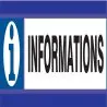 Panneau INFORMATIONS D-SIGN 180X45 Taliaplast 630615