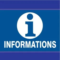 Panneau INFORMATIONS D-SIGN 100x100 Taliaplast 637615