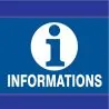Panneau INFORMATIONS D-SIGN 100x100 Taliaplast 637615