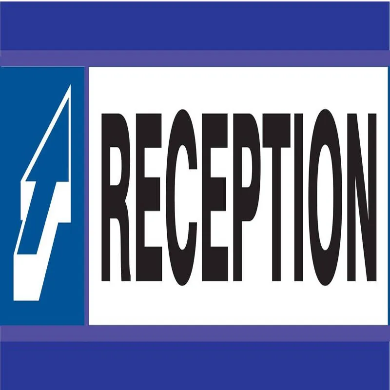 Panneau RECEPTION D-SIGN 180X45 Taliaplast 630619