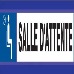 Panneau SALLE D'ATTENTE D-SIGN 180X45 Taliaplast 630622