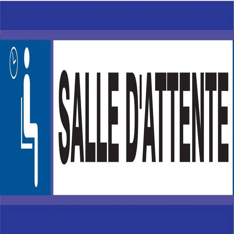 Panneau SALLE D'ATTENTE D-SIGN 180X45 Taliaplast 630622