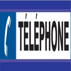 Panneau TELEPHONE D-SIGN 180X45 Taliaplast 630629