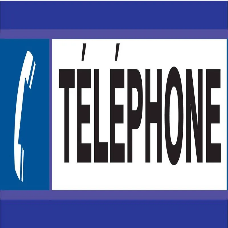 Panneau TELEPHONE D-SIGN 180X45 Taliaplast 630629