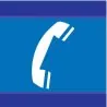 Panneau TELEPHONE D-SIGN 100x100 Taliaplast 637629