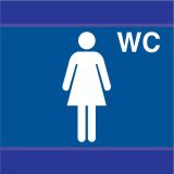 Panneau TOILETTES DAMES D-SIGN 100X100 Taliaplast 637633