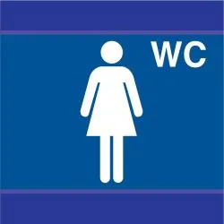 Panneau TOILETTES DAMES D-SIGN 100X100 Taliaplast 637633