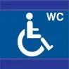 Panneau TOILETTES HANDICAPES D-SIGN 10 Taliaplast 637634