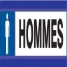 Panneau TOILETTES HOMMES D-SIGN 180X45 Taliaplast 630635