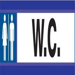 Panneau W.C D-SIGN 180X45 Taliaplast 630632