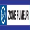 Panneau ZONE FUMEURS D-SIGN 180X45 Taliaplast 630636
