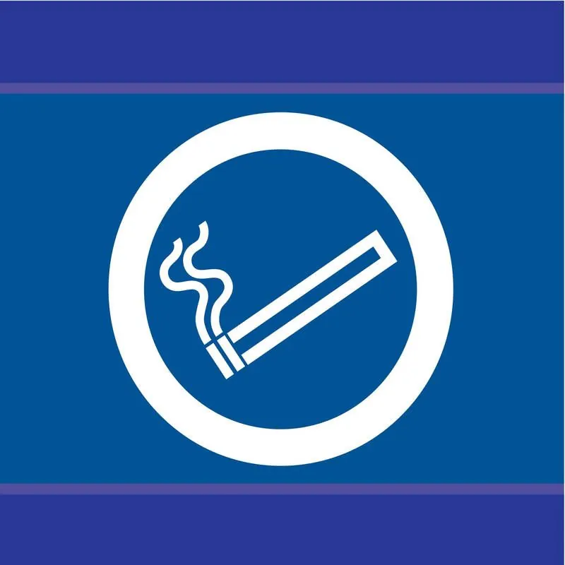 Panneau ZONE FUMEUR D-SIGN 100x100 Taliaplast 637636