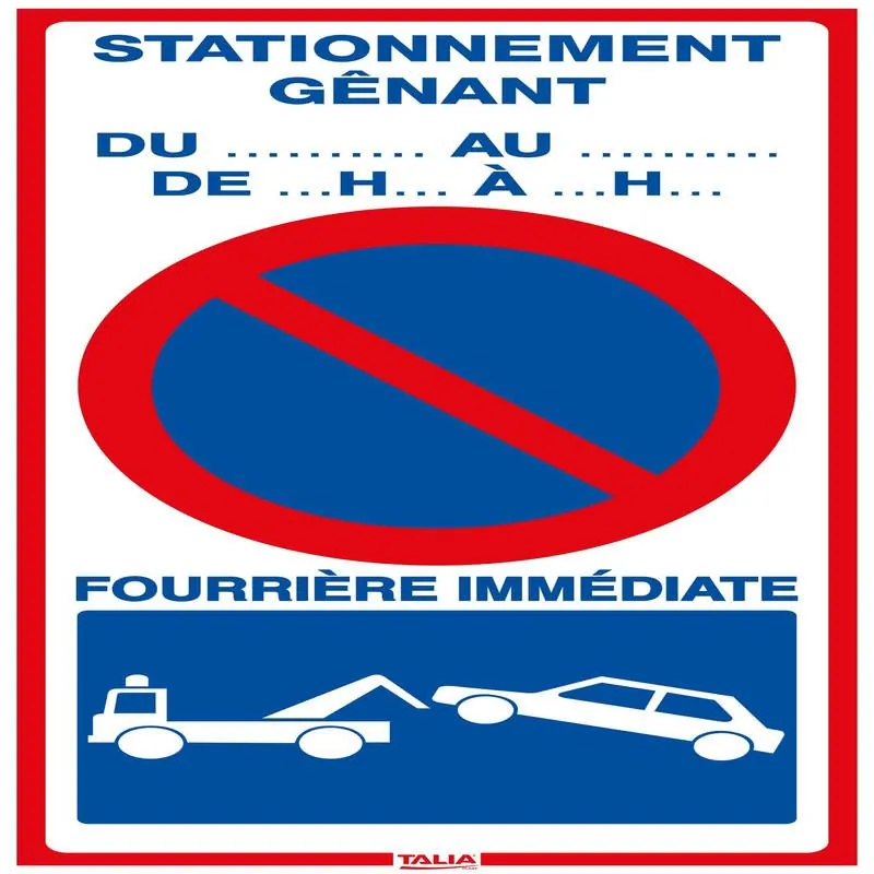 STATIONNEMENT GENANT 2 EN 1 80 Taliaplast 620012
