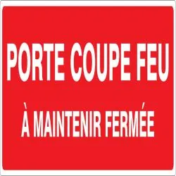 Panneau PORTE COUPE FEU A MAINTENIR FE Taliaplast 726128
