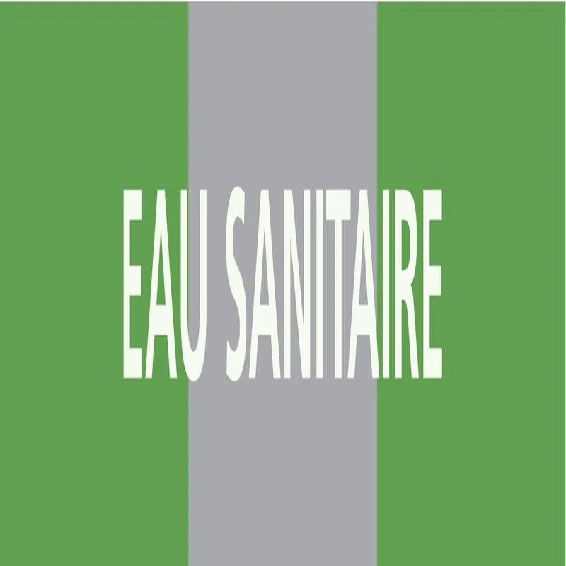 Panneau EAU SANITAIRE 312x52mm (10 ADH Taliaplast 730193