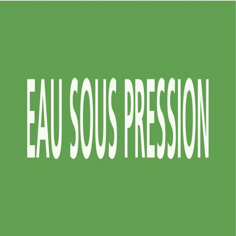 Panneau EAU SOUS PRESSION 312x52mm (10 Taliaplast 730195