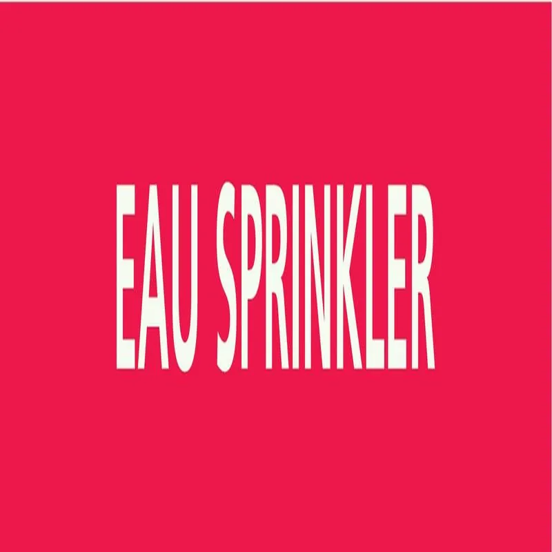 Panneau EAU SPRINKLER 312X52 MARQUAGE Taliaplast 730403
