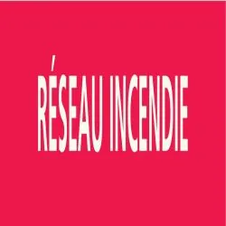 Panneau RESEAU INCENDIE 312X52 MARQUAG Taliaplast 730407